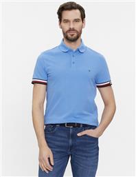 POLO MONOTYPE FLAG MW0MW33585 ΜΠΛΕ SLIM FIT TOMMY HILFIGER