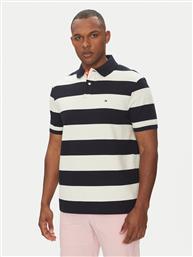 POLO MW0MW39045 ΣΚΟΥΡΟ ΜΠΛΕ REGULAR FIT TOMMY HILFIGER