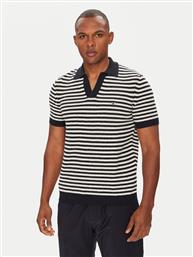 POLO MW0MW39531 ΣΚΟΥΡΟ ΜΠΛΕ REGULAR FIT TOMMY HILFIGER