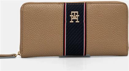 ΠΟΡΤΟΦΟΛΙ ΧΡΩΜΑ: ΜΠΕΖ, AW0AW16921 TOMMY HILFIGER