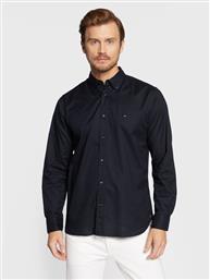 ΠΟΥΚΑΜΙΣΟ CORE FLEX POPLIN MW0MW25035 ΣΚΟΥΡΟ ΜΠΛΕ REGULAR FIT TOMMY HILFIGER