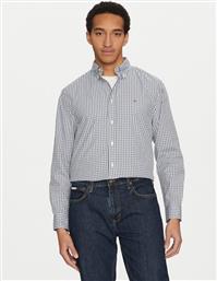 ΠΟΥΚΑΜΙΣΟ GINGHAM MW0MW37548 ΜΠΛΕ REGULAR FIT TOMMY HILFIGER