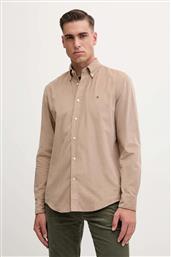 ΠΟΥΚΑΜΙΣΟ ΚΟΤΛΕ ΑΝΔΡΙΚΟ, ΧΡΩΜΑ: ΚΑΦΕ, MW0MW40486 TOMMY HILFIGER