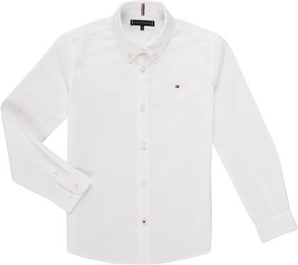 ΠΟΥΚΑΜΙΣΟ ΜΕ ΜΑΚΡΙΑ ΜΑΝΙΚΙΑ BOYS STRETCH OXFORD SHIRT L/S TOMMY HILFIGER