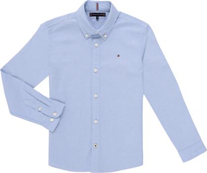 ΠΟΥΚΑΜΙΣΟ ΜΕ ΜΑΚΡΙΑ ΜΑΝΙΚΙΑ BOYS STRETCH OXFORD SHIRT L/S TOMMY HILFIGER