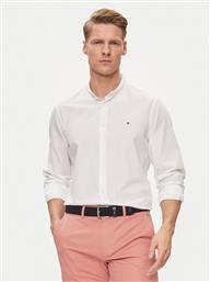 ΠΟΥΚΑΜΙΣΟ MW0MW34650 ΛΕΥΚΟ SLIM FIT TOMMY HILFIGER