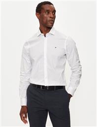 ΠΟΥΚΑΜΙΣΟ MW0MW36918 ΛΕΥΚΟ SLIM FIT TOMMY HILFIGER