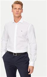 ΠΟΥΚΑΜΙΣΟ MW0MW38347 ΛΕΥΚΟ SLIM FIT TOMMY HILFIGER