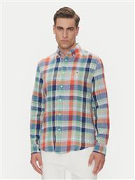 ΠΟΥΚΑΜΙΣΟ SUMMER MADRAS MW0MW39166 ΕΓΧΡΩΜΟ REGULAR FIT TOMMY HILFIGER