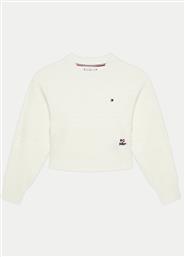 ΠΟΥΛΟΒΕΡ KG0KG08078 ΕΚΡΟΥ REGULAR FIT TOMMY HILFIGER