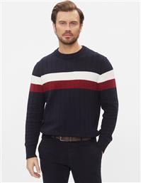 ΠΟΥΛΟΒΕΡ MW0MW33094 ΣΚΟΥΡΟ ΜΠΛΕ REGULAR FIT TOMMY HILFIGER