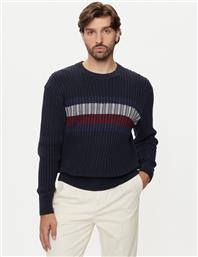 ΠΟΥΛΟΒΕΡ MW0MW37246 ΣΚΟΥΡΟ ΜΠΛΕ REGULAR FIT TOMMY HILFIGER