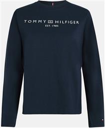 REG CORP LOGO C-NK LS TOMMY HILFIGER