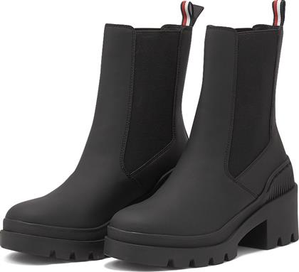 RUBBERIZED MID HEEL BOOT FW0FW07520 - THBDS TOMMY HILFIGER