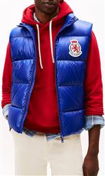 RWB CREST SHINY DOWN VEST TOMMY HILFIGER