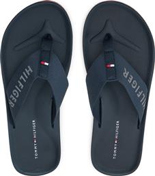 ΣΑΓΙΟΝΑΡΕΣ COMFORT HILFIGER BEACH SANDAL FM0FM05341 ΣΚΟΥΡΟ ΜΠΛΕ TOMMY HILFIGER