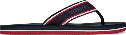 ΣΑΓΙΟΝΑΡΕΣ COMFORT HILFIGER BEACH SANDAL FM0FM05510 ΣΚΟΥΡΟ ΜΠΛΕ TOMMY HILFIGER