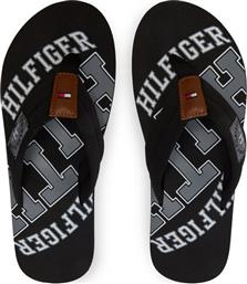 ΣΑΓΙΟΝΑΡΕΣ ESSENTIAL TH BEACH SANDAL FM0FM01369 ΜΑΥΡΟ TOMMY HILFIGER