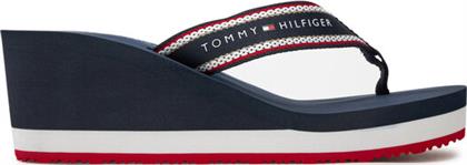 ΣΑΓΙΟΝΑΡΕΣ HILFIGER HI WEDGE BEACH SANDAL FW0FW08012 ΣΚΟΥΡΟ ΜΠΛΕ TOMMY HILFIGER