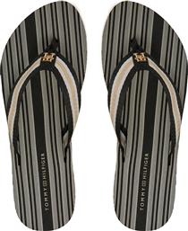 ΣΑΓΙΟΝΑΡΕΣ IM TH PRINT BEACH SANDAL FW0FW08370 ΜΑΥΡΟ TOMMY HILFIGER