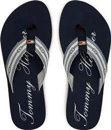 ΣΑΓΙΟΝΑΡΕΣ IM TH SIGNATURE BEACH SANDAL FW0FW08369 ΣΚΟΥΡΟ ΜΠΛΕ TOMMY HILFIGER