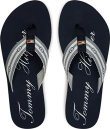 ΣΑΓΙΟΝΑΡΕΣ IM TH SIGNATURE BEACH SANDAL FW0FW08369 ΣΚΟΥΡΟ ΜΠΛΕ TOMMY HILFIGER από το MODIVO