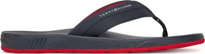 ΣΑΓΙΟΝΑΡΕΣ MOLDED HILFIGER BEACH SANDAL FM0FM05361 ΣΚΟΥΡΟ ΜΠΛΕ TOMMY HILFIGER