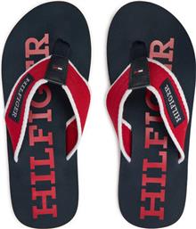 ΣΑΓΙΟΝΑΡΕΣ PATCH HILFIGER BEACH SANDAL FM0FM05024 ΚΟΚΚΙΝΟ TOMMY HILFIGER