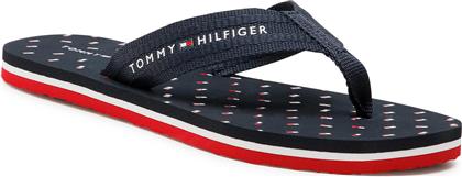 ΣΑΓΙΟΝΑΡΕΣ TH MINI FLAGS BEACH SANDAL FW0FW05663 ΣΚΟΥΡΟ ΜΠΛΕ TOMMY HILFIGER