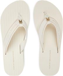 ΣΑΓΙΟΝΑΡΕΣ TH STRIPES BEACH SANDAL FW0FW08528 ΛΕΥΚΟ TOMMY HILFIGER από το EPAPOUTSIA