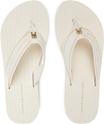 ΣΑΓΙΟΝΑΡΕΣ TH STRIPES BEACH SANDAL FW0FW08528 ΛΕΥΚΟ TOMMY HILFIGER από το MODIVO