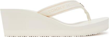 ΣΑΓΙΟΝΑΡΕΣ TH STRIPES WEDGE BEACH SANDAL FW0FW08521 ΛΕΥΚΟ TOMMY HILFIGER