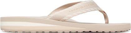 ΣΑΓΙΟΝΑΡΕΣ WEBBING BEACH SANDAL FW0FW09038 ΕΚΡΟΥ TOMMY HILFIGER