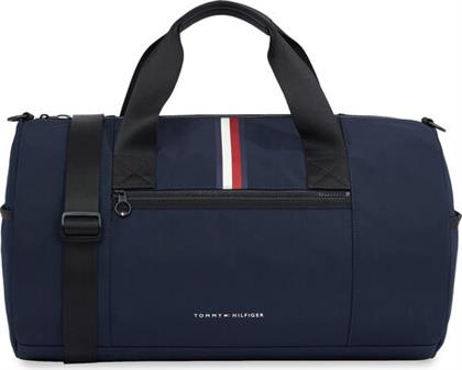 ΣΑΚΟΣ TH SKYLINE STRIPE DUFFLE AM0AM12089 ΣΚΟΥΡΟ ΜΠΛΕ TOMMY HILFIGER