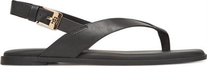 ΣΑΝΔΑΛΙΑ COLOR BLOCK THONG FLAT SANDAL FW0FW08883 ΜΑΥΡΟ TOMMY HILFIGER