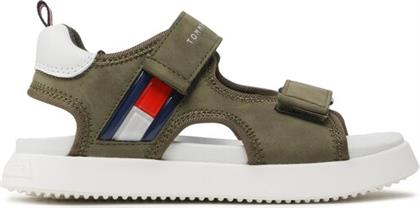 ΣΑΝΔΑΛΙΑ FLAG VELCRO SANDAL T3B2-32906-1355 M ΧΑΚΙ TOMMY HILFIGER