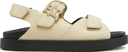 ΣΑΝΔΑΛΙΑ LEATHER SPORTY SANDAL FW0FW08799 ΕΚΡΟΥ TOMMY HILFIGER