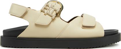 ΣΑΝΔΑΛΙΑ LEATHER SPORTY SANDAL FW0FW08799 ΕΚΡΟΥ TOMMY HILFIGER