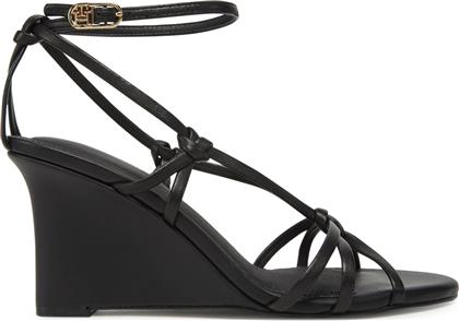 ΣΑΝΔΑΛΙΑ METAL LEATHER KNOTS WEDGE SANDAL FW0FW08801 ΧΡΥΣΟ TOMMY HILFIGER