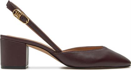 ΣΑΝΔΑΛΙΑ PUMP SLINGBACK SMOOTH LEATHER FW0FW08621 ΜΠΟΡΝΤΟ TOMMY HILFIGER