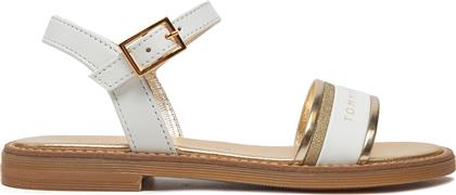 ΣΑΝΔΑΛΙΑ SANDAL T4A2-33944-1281 M ΛΕΥΚΟ TOMMY HILFIGER