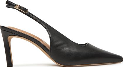 ΣΑΝΔΑΛΙΑ SQUARED TOE FW0FW08636 ΜΑΥΡΟ TOMMY HILFIGER