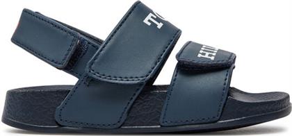 ΣΑΝΔΑΛΙΑ T1B2-33453-1172 M ΣΚΟΥΡΟ ΜΠΛΕ TOMMY HILFIGER