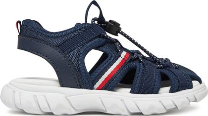 ΣΑΝΔΑΛΙΑ T1B2-33895-1591 S ΣΚΟΥΡΟ ΜΠΛΕ TOMMY HILFIGER