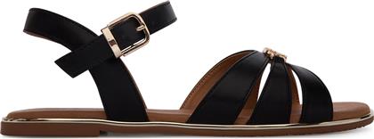 ΣΑΝΔΑΛΙΑ T3A2-34280-0326 S ΜΑΥΡΟ TOMMY HILFIGER