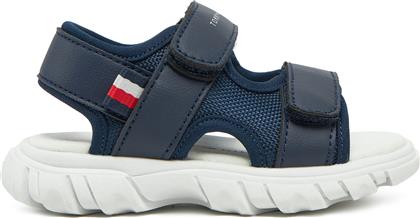 ΣΑΝΔΑΛΙΑ VELCRO SANDAL T1B2-33898-1591 M ΣΚΟΥΡΟ ΜΠΛΕ TOMMY HILFIGER