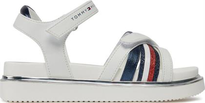 ΣΑΝΔΑΛΙΑ VELCRO SANDAL T3A2-33240-0273 M ΛΕΥΚΟ TOMMY HILFIGER