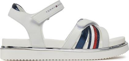 ΣΑΝΔΑΛΙΑ VELCRO SANDAL T3A2-33240-0273 S ΛΕΥΚΟ TOMMY HILFIGER