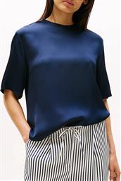 SATEEN C-NECK RELAXED T-SHIRT TOMMY HILFIGER