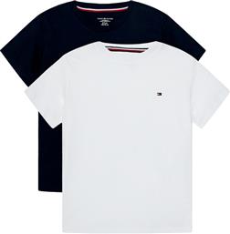 ΣΕΤ 2 T-SHIRTS CN TEE SS UB0UB00310 ΕΓΧΡΩΜΟ REGULAR FIT TOMMY HILFIGER από το MODIVO